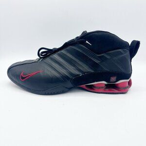 Vintage Y2K Nike Shox Supremacy Basketball Shoes Mens Sz 11 Black / Varsity Red